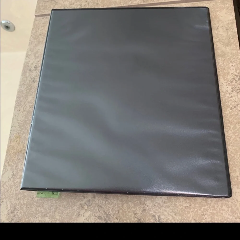 Avery 1” Black 4 Pack Binders W/ Two New Rulers.